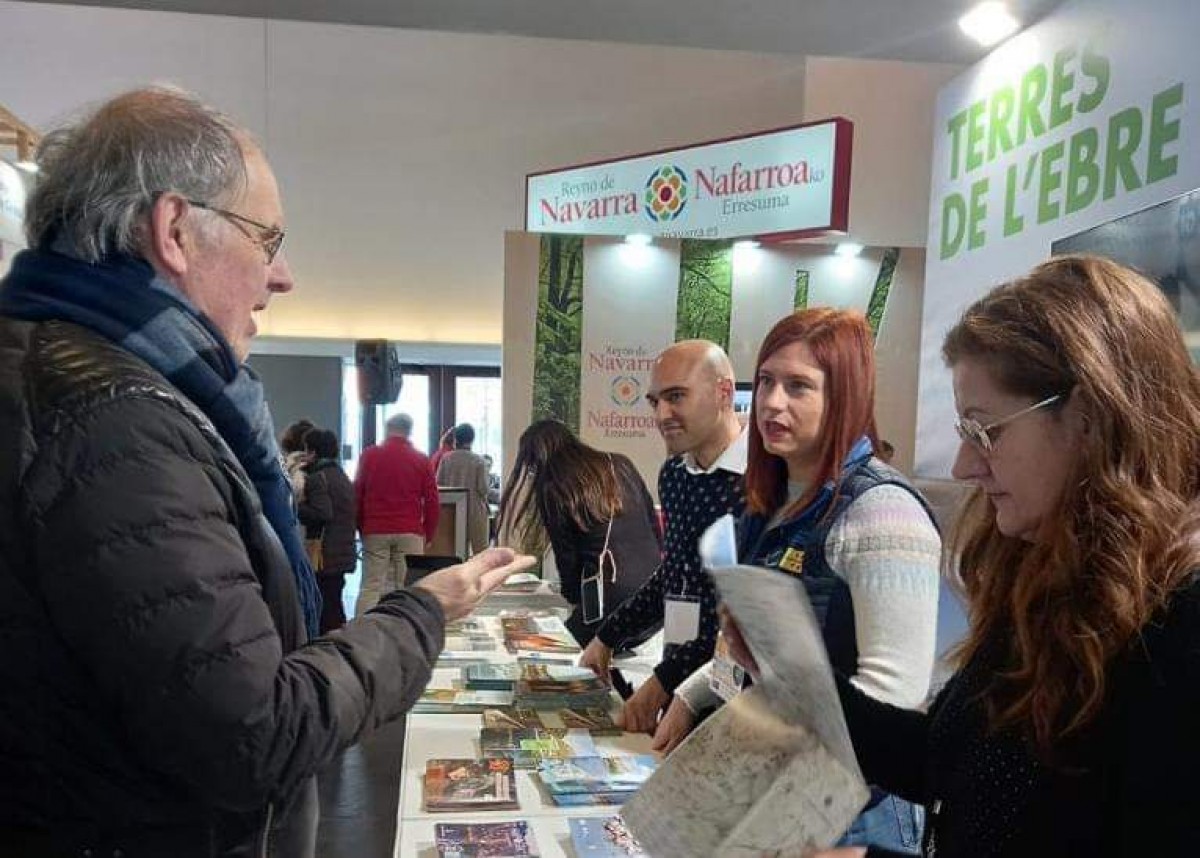Personal de Turisme de la Ràpita presents a la Fira Internacional de Turisme de Navarra 
