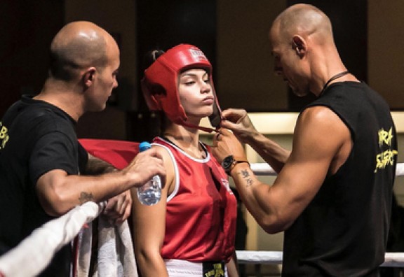 Tania Álvarez, primera boxejadora catalana a competir al Madison Square Garden