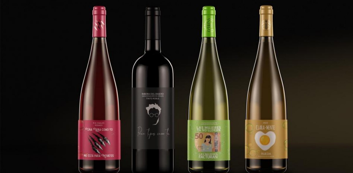 Gamma dels 4 vins elaborats per Vino de Ángeles