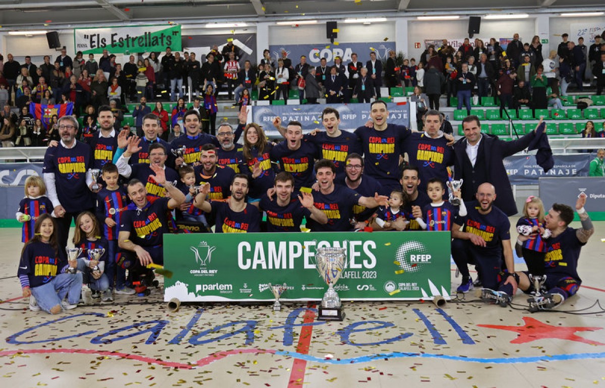 El FC Barcelona s'ha proclamat campio de la Copa del Rei d'hoquei patins 2023