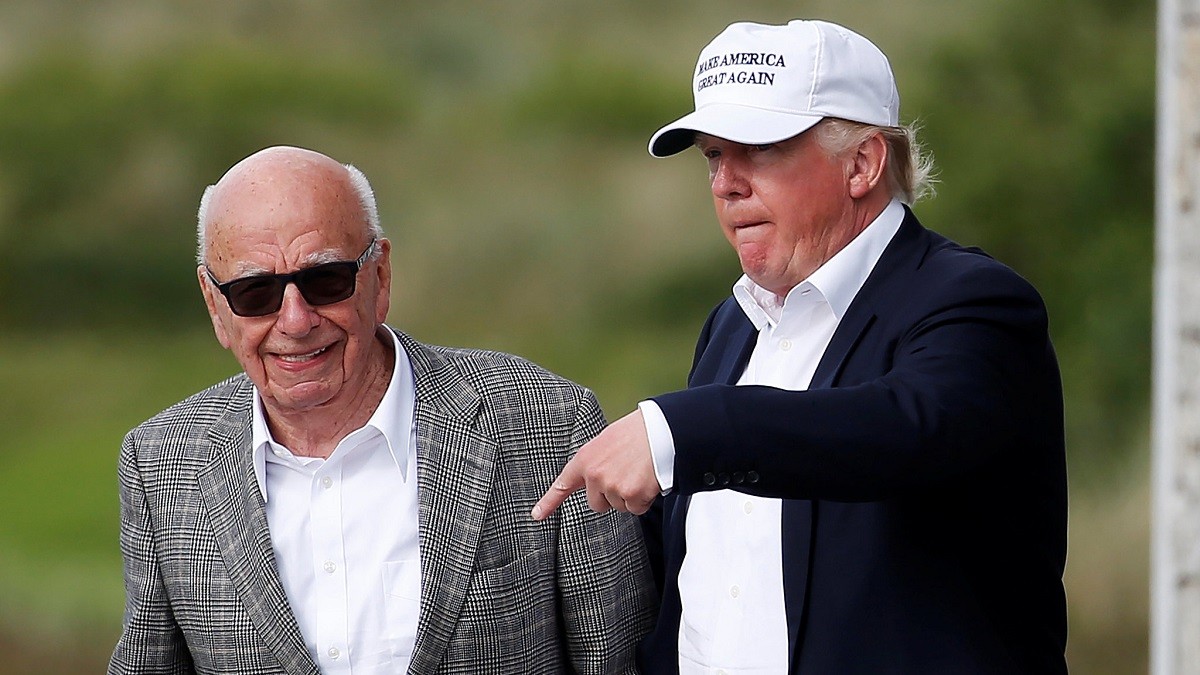 Rupert Murdoch i Donald Trump.