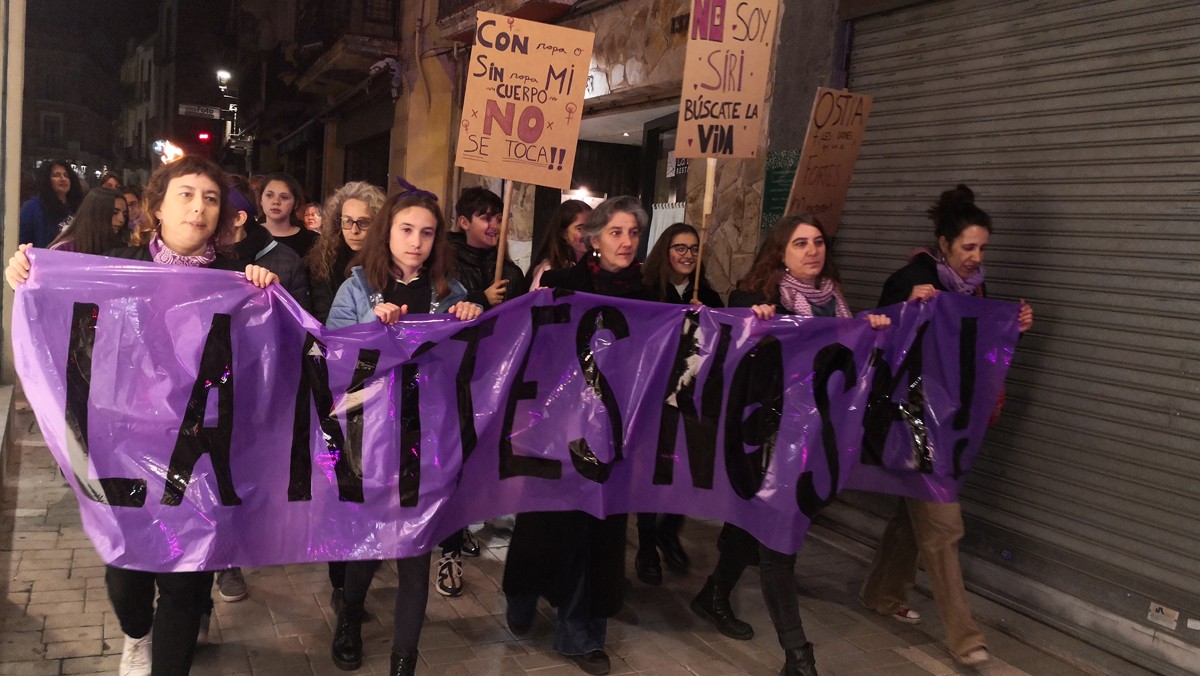 A Sant Celoni aquest vespre hi haurà una nova marxa nocturna no mixta organitzada per Feministes Baix Montseny