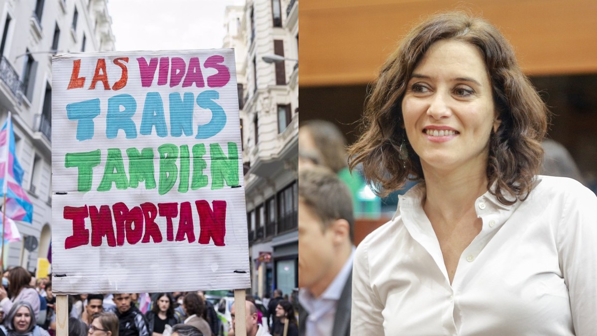 La perleta trànsfoba d'Isabel Díaz Ayuso demostra que li fan gràcia els homes sense tita