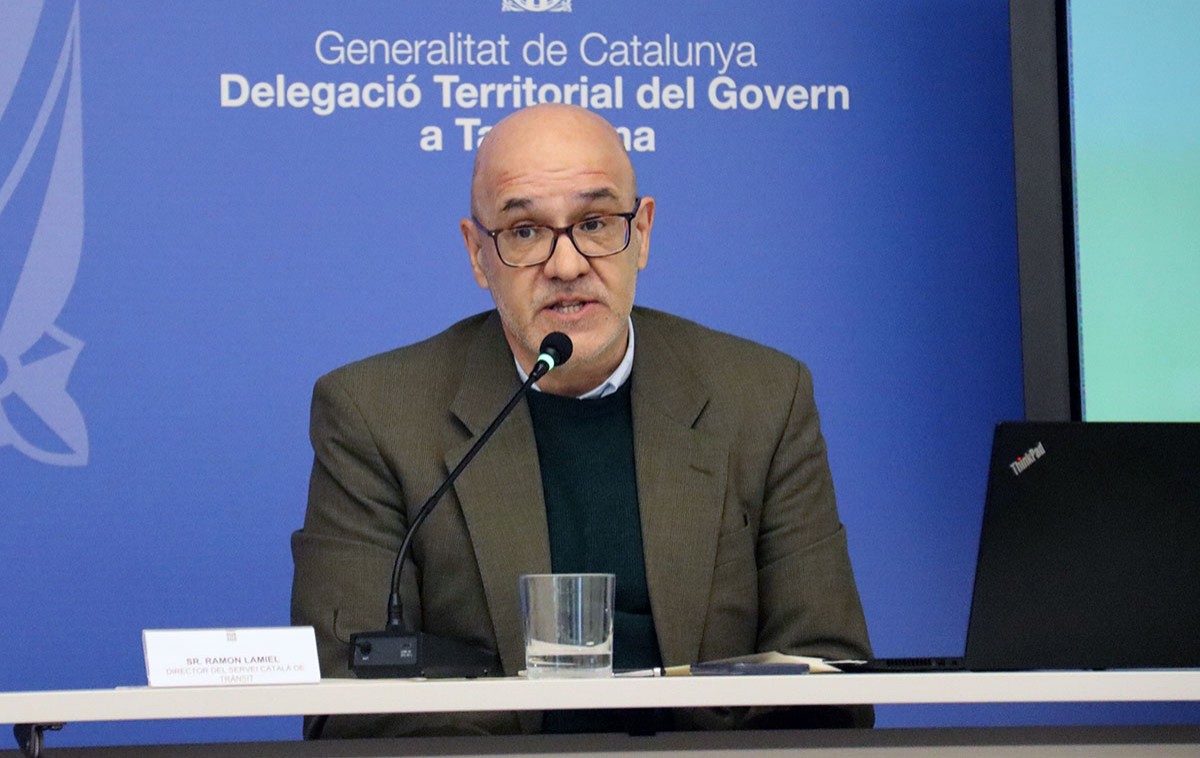 El director del Servei Català de Trànsit, Ramon Lamiel.