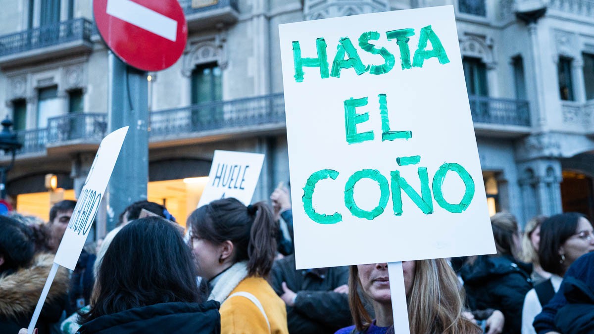 Manifestació del 8 de març a Barcelona 