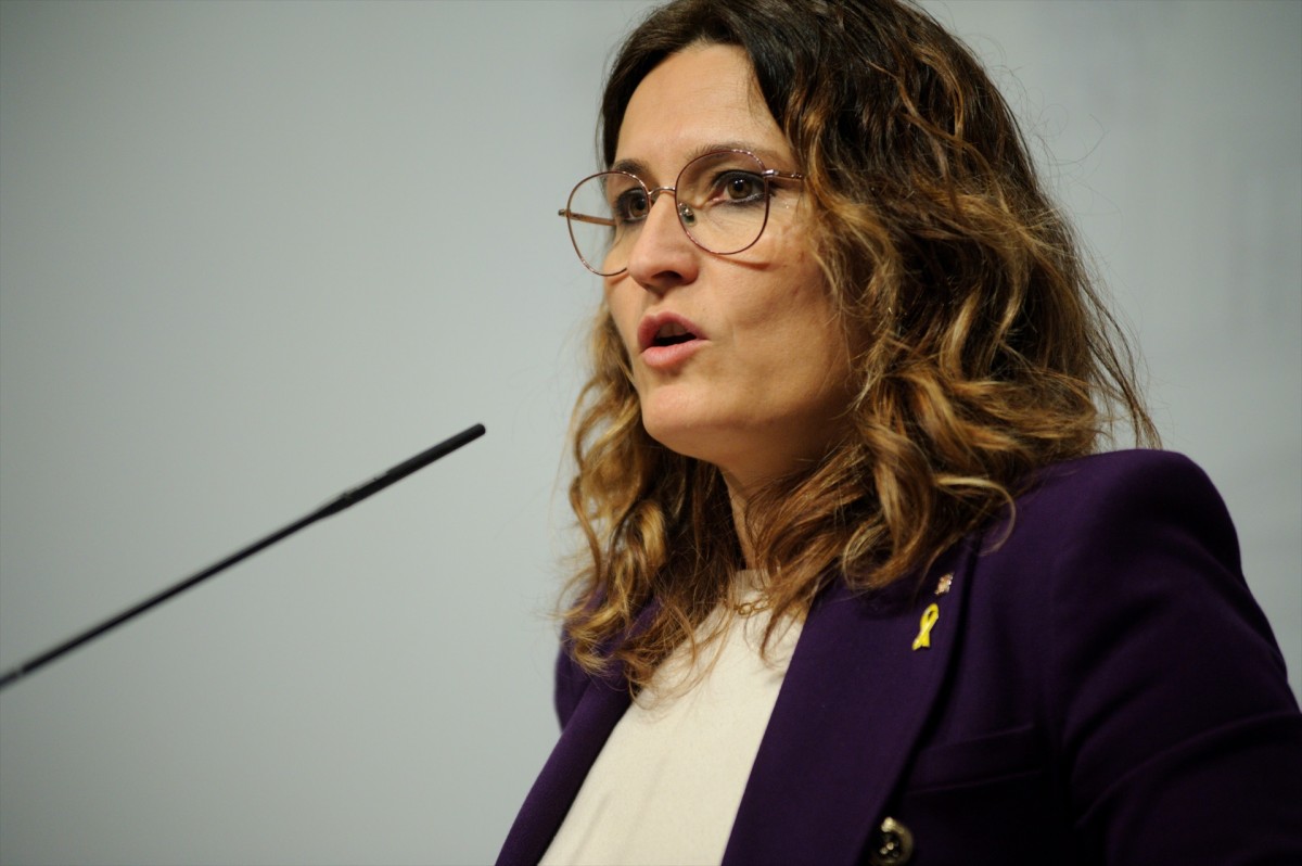 La consellera de la Presidència, Laura Vilagrà, en una imatge d'arxiu.