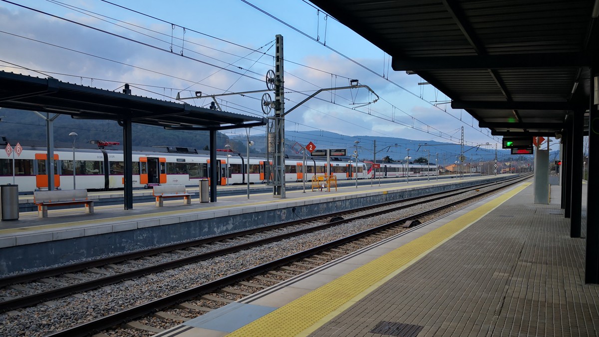 Estació ferroviària de Sant Celoni.