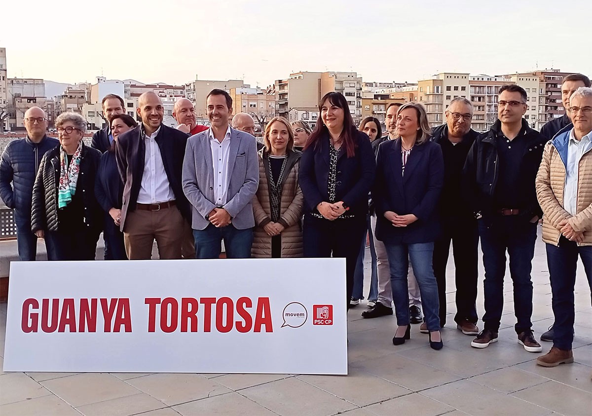 Presentació de la candidatura unitària Guanya Tortosa, este dimecres.