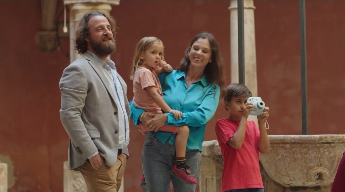 Un dels fotogrames del vídeo promocional turístic de Tortosa 