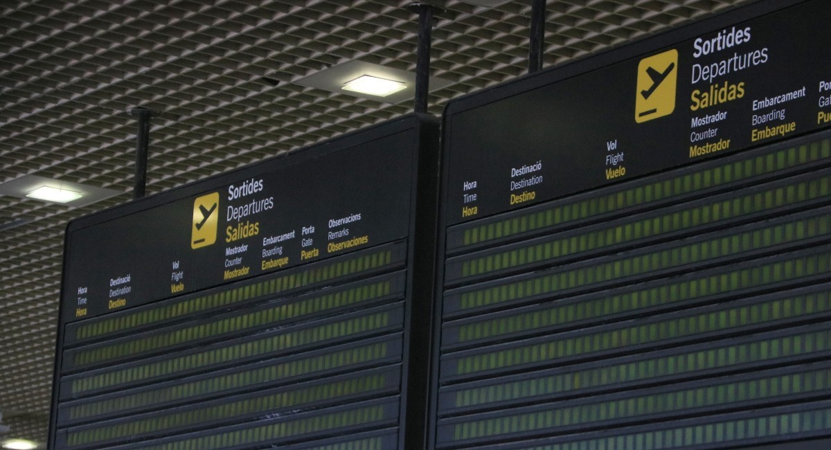 Imatge d'arxiu de les sortides de l'Aeroport de Reus
