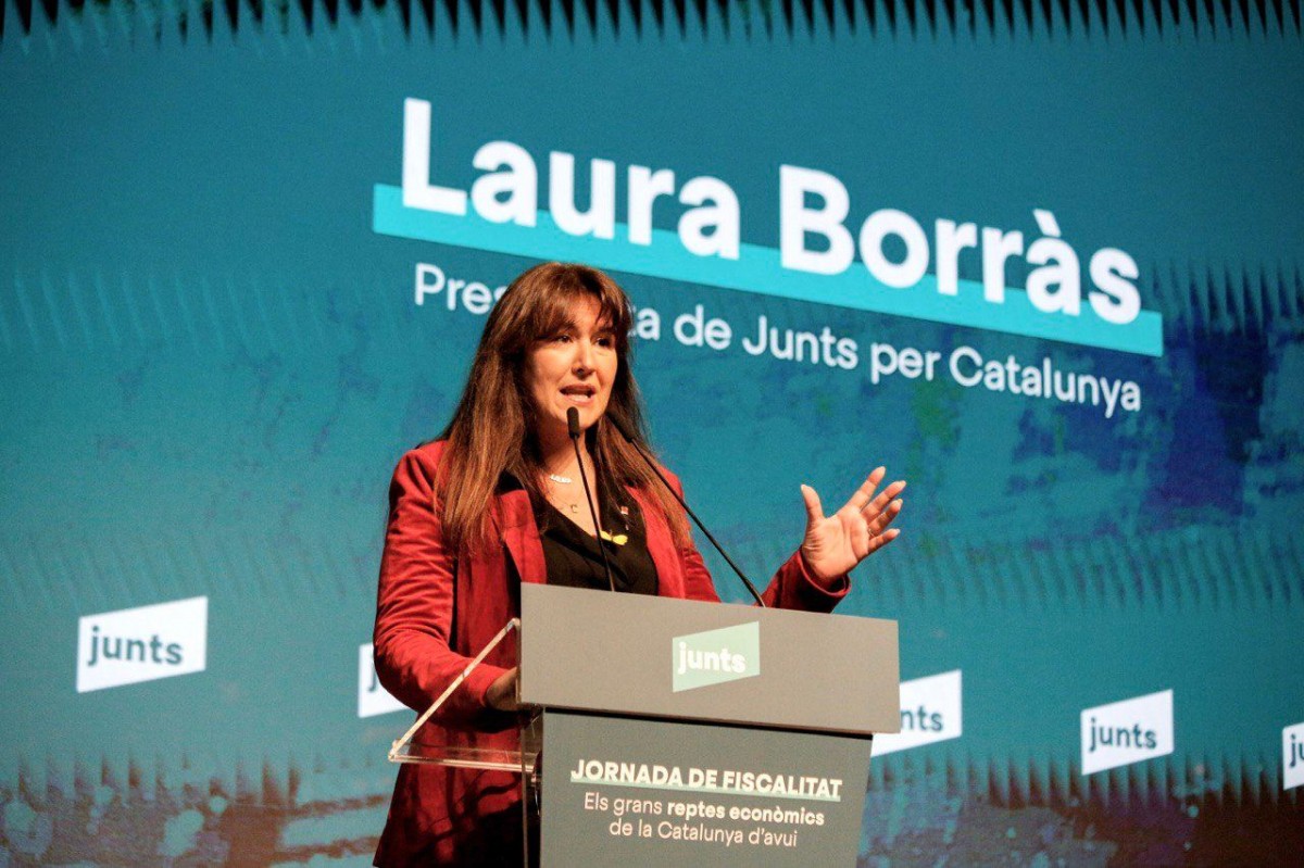 La presidenta de Junts, Laura Borràs.