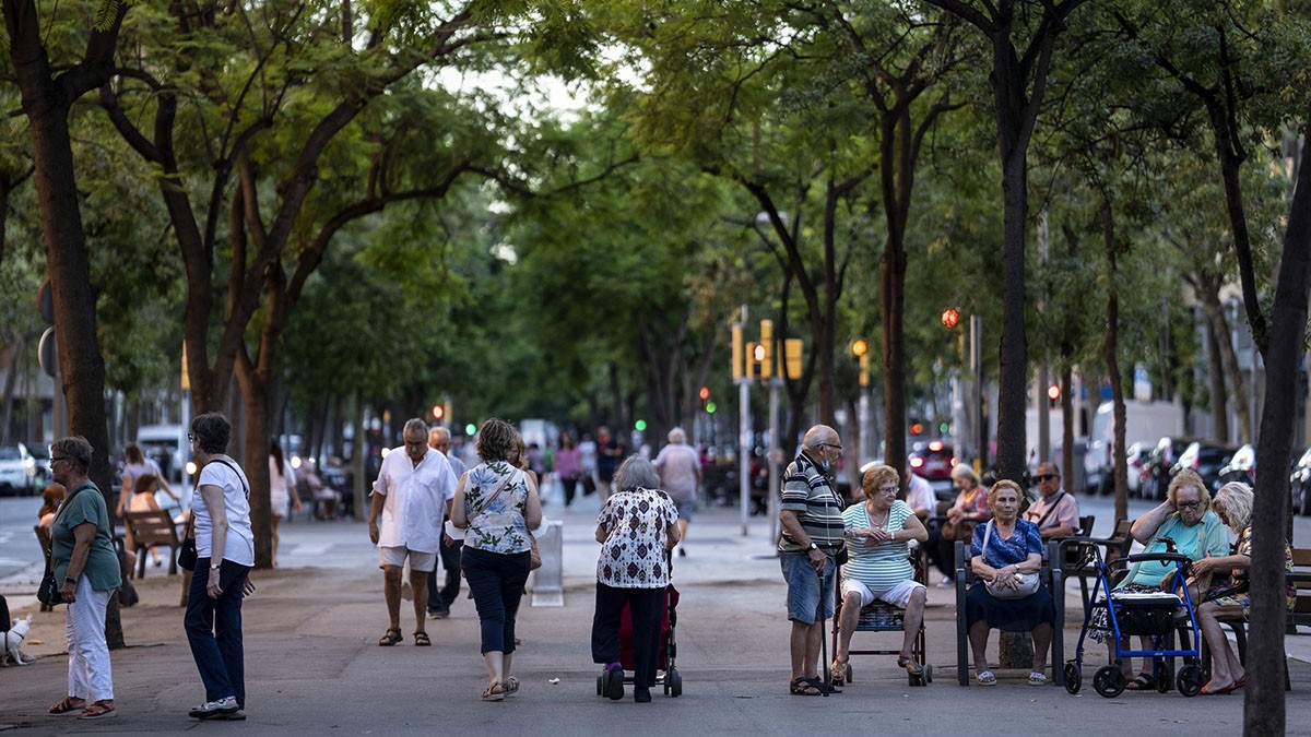 Un de cada cinc habitants de Barcelona té més de 65 anys