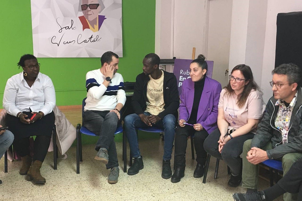 El diputat per Madrid Serigne Mbayé Diouf ha visitat Rubí aquest diumenge