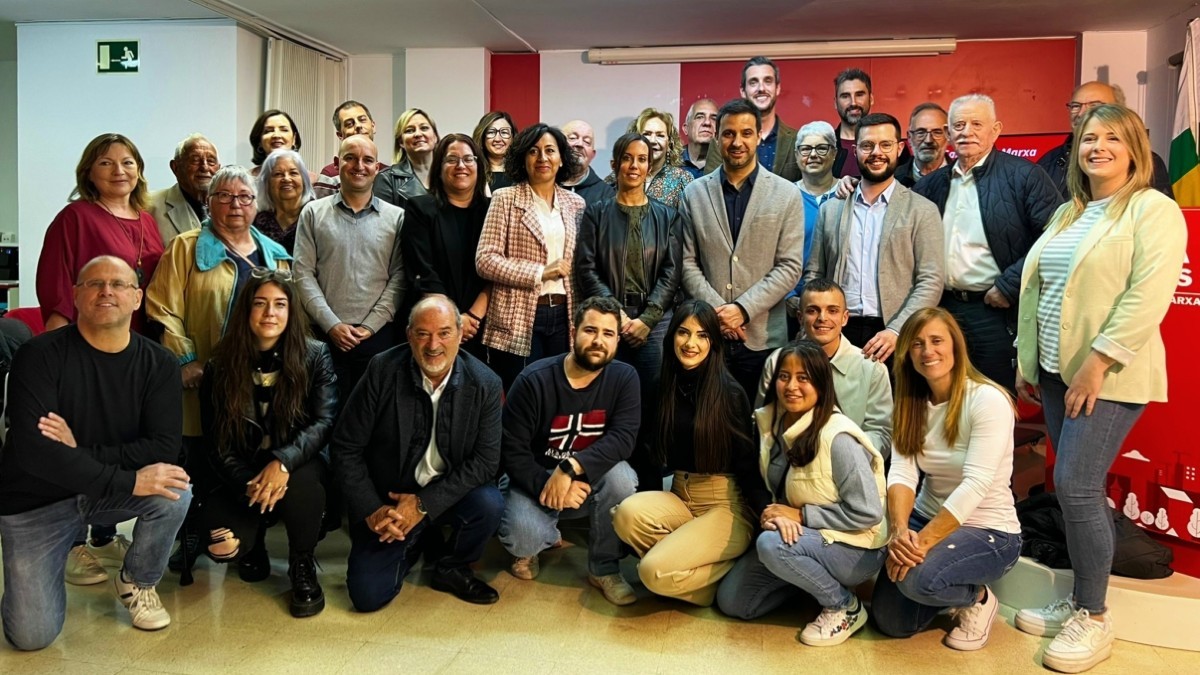 Els membre de la candidatura del PSC a Sabadell per a les municipals del 28-M
