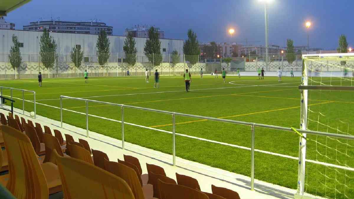 Una imatge del camp de futbol la Pastoreta, de Reus
