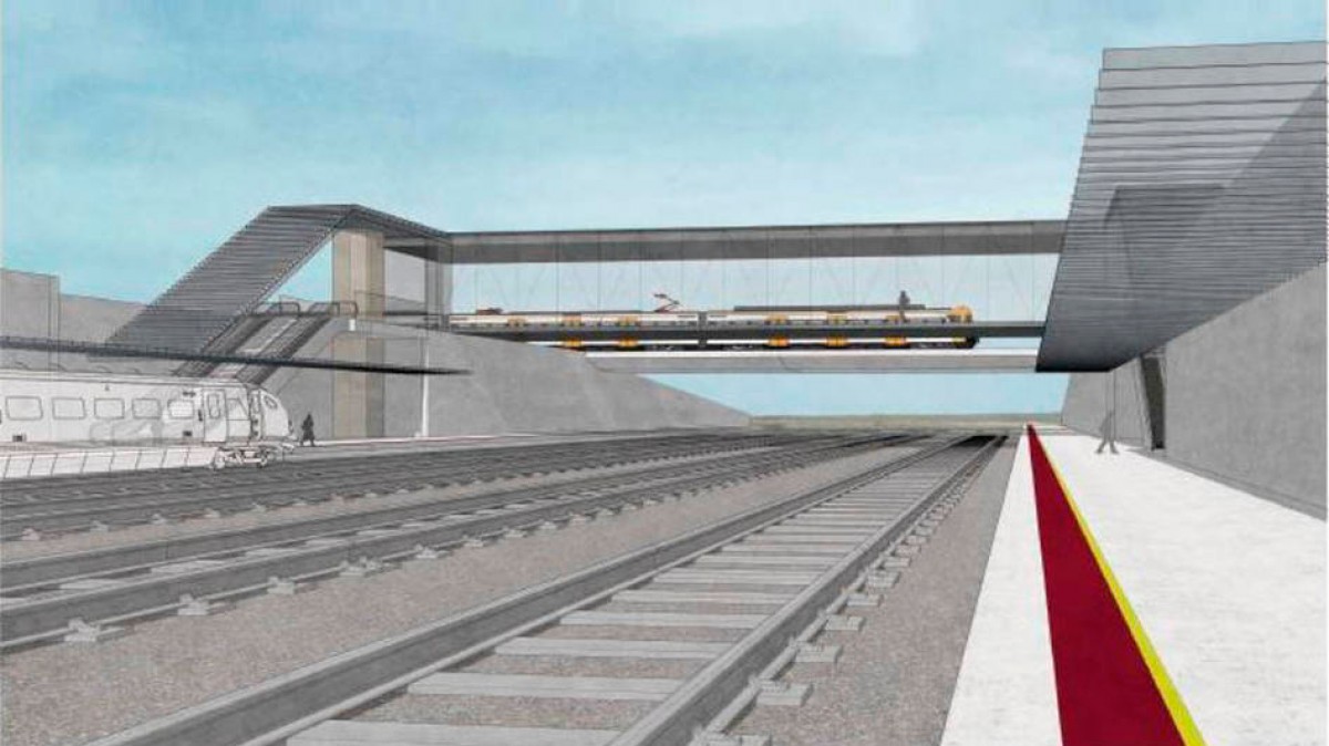 Imatge virtual de l'estació intermodal de Reus - Vila-seca.