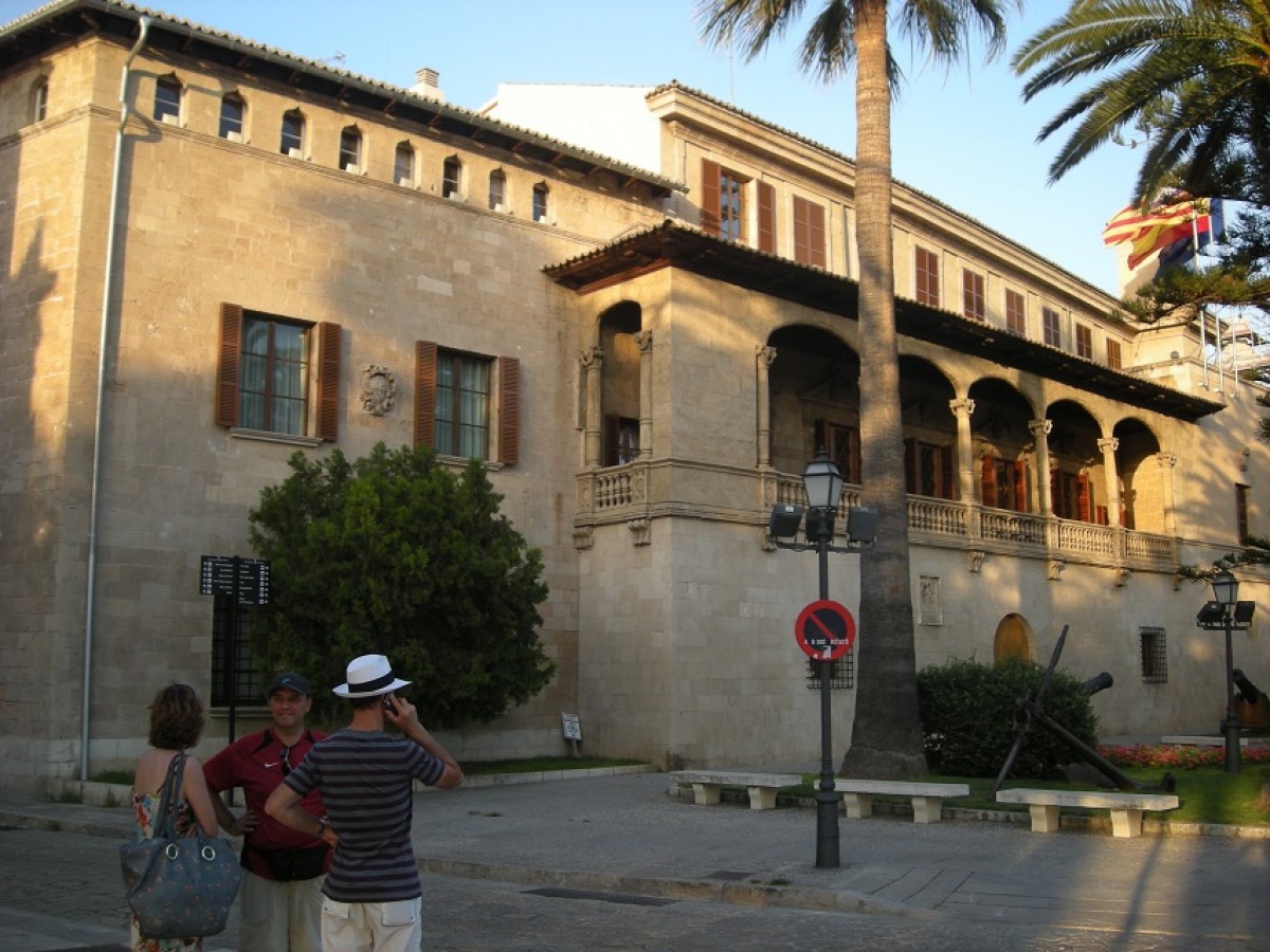 La seu del Consolat de Mar a Palma, a l'illa de Mallorca