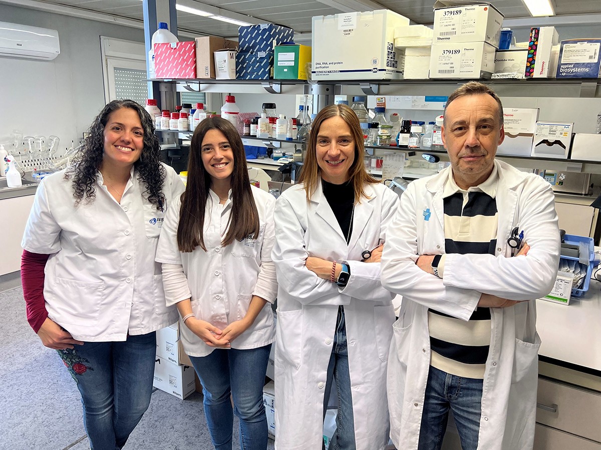 Part de l’equip d’investigadors i investigadores del Grup de Recerca DIAMET de l’IISPV que ha participat en l’estudi: Lídia Cedó Giné, Teresa Villanueva Carmona, Sonia Fernández-Veledo i Joan Vendrell.