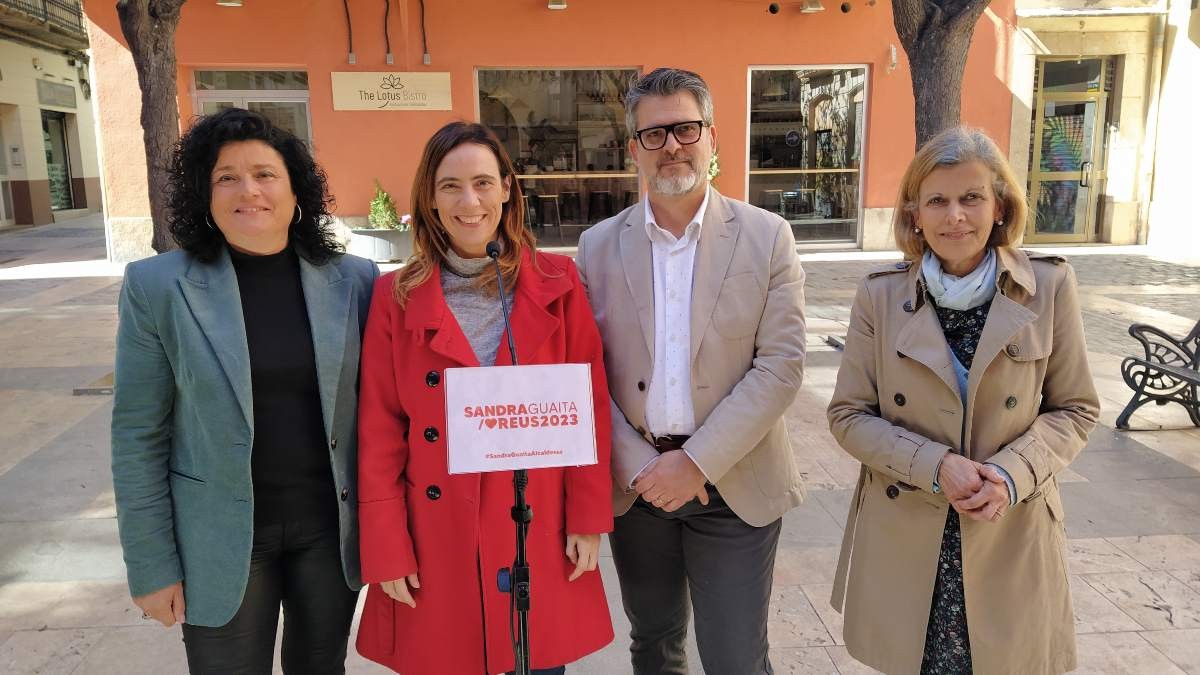 Sandra Guaita ha presentat els membres que ocuparan els llocs 3, 4 i 5 de la llista electoral del PSC de Reus