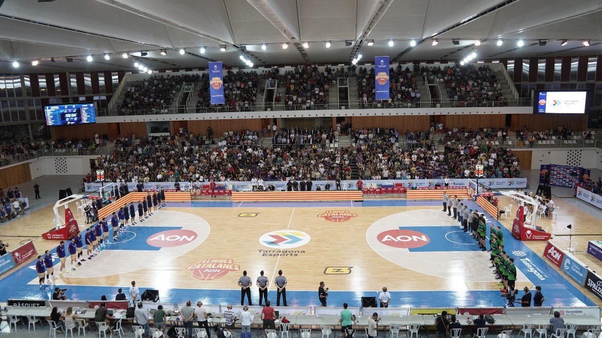 El Palau d'Esports de Tarragona va acollir la Lliga Catalana ACB el passat mes de setembre.