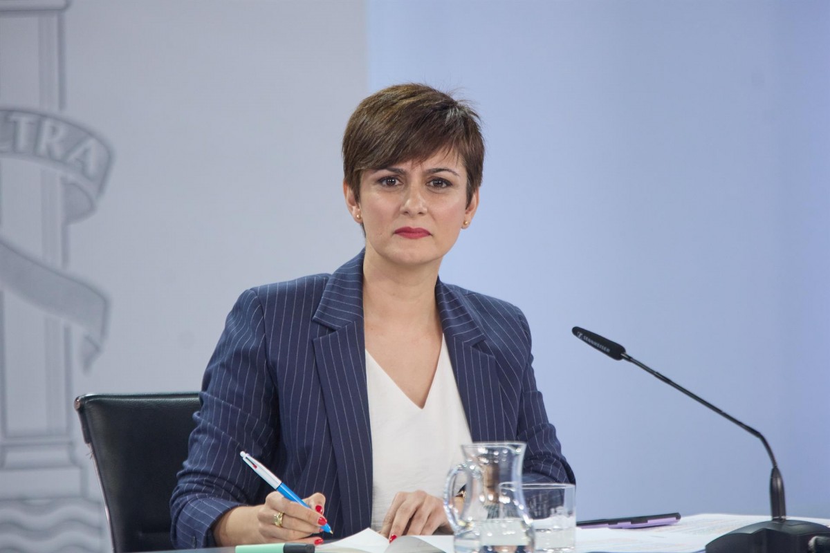 La ministra portaveu, Isabel Rodríguez, aquest dimarts.