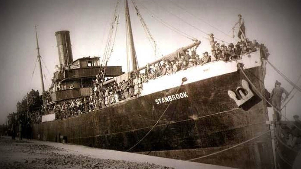 Imatge històrica del vaixell «Stanbrook»
