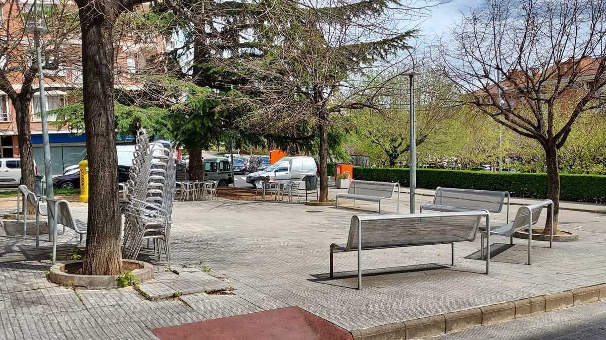 L'aspecte actual que presenta la plaça Font del Ros