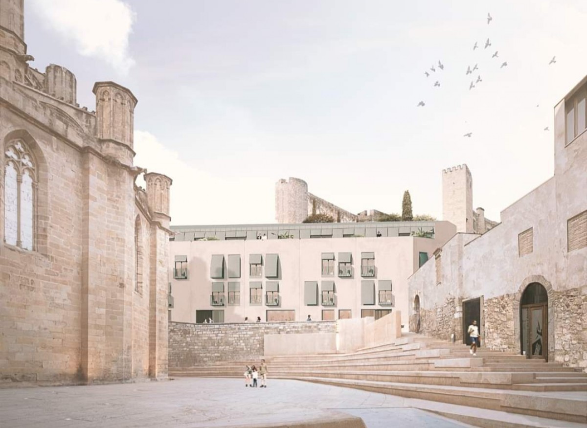 Plaça de l'Absis de la Catedral de Tortosa 