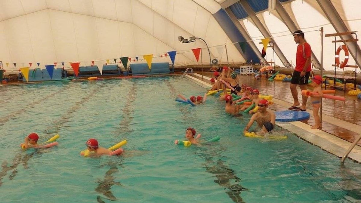 La piscina coberta de l'Acadèmia de Talarn, en una imatge d'arxiu