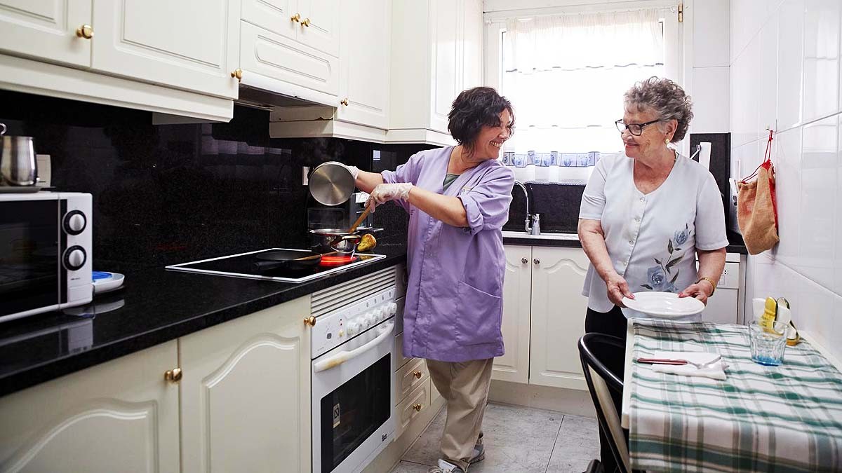 Imatge del servei d'atenció domiciliària a persones grans