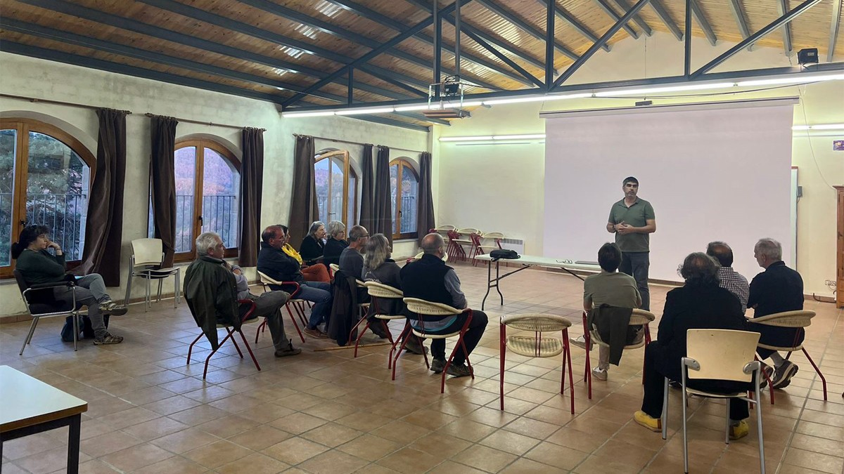 Acte de l'Associació de propietaris forestals Valls del Montcau a Talamanca