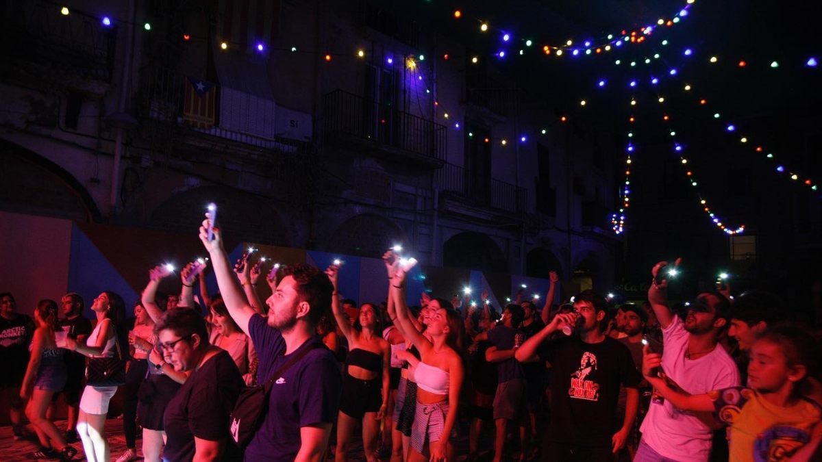 Imatge d'un concert de la Festa Major de Sant Joan de Valls
