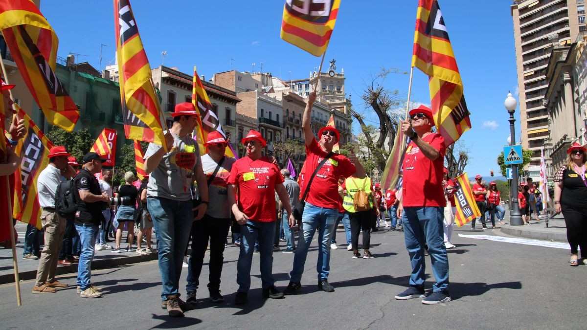 Més de mig miler de persones s'han manifestat a Tarragona.