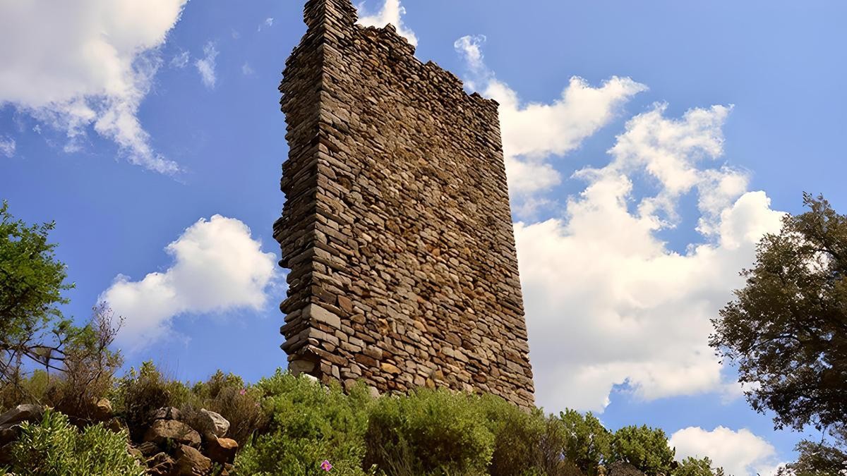 La Torre del Moro de Montmajor, on s'ha instal·lat el node d'internet