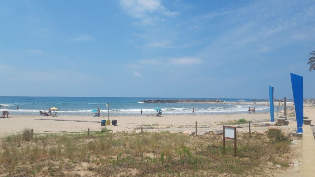 Una de les platges de Cunit.