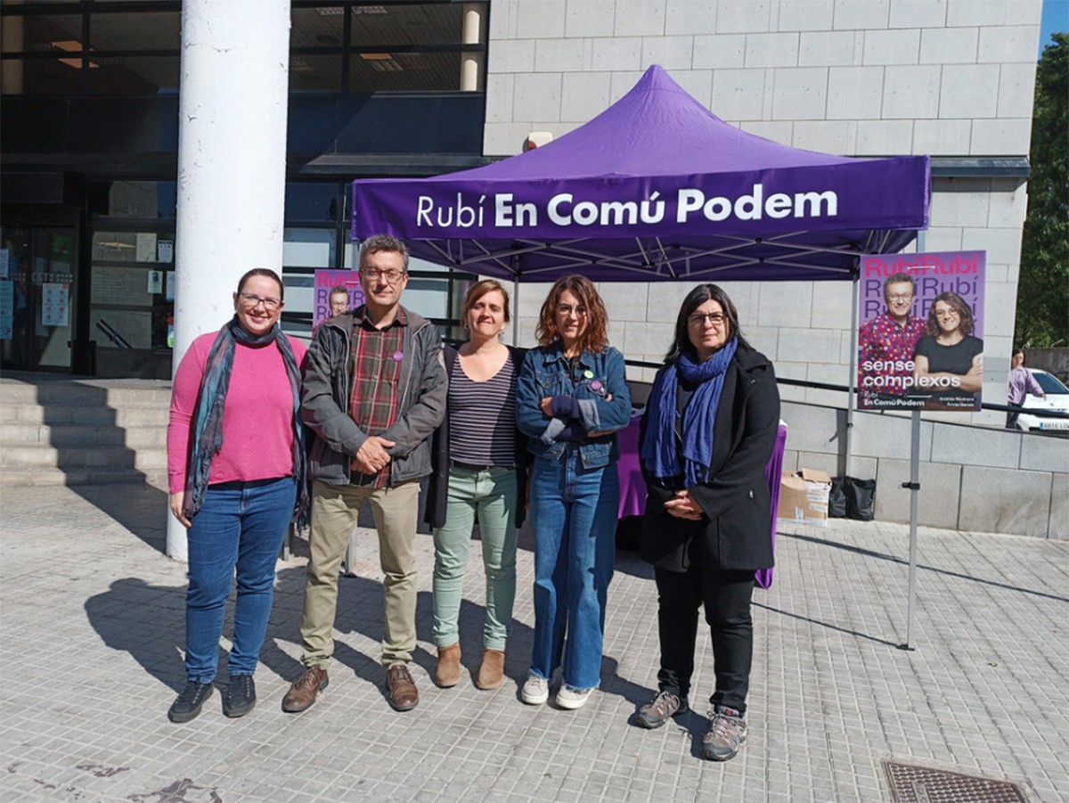 En Comú Podem Rubí presenta les propostes en matèria de Sanitat amb Gemma Tarafa, regidora de Barcelona
