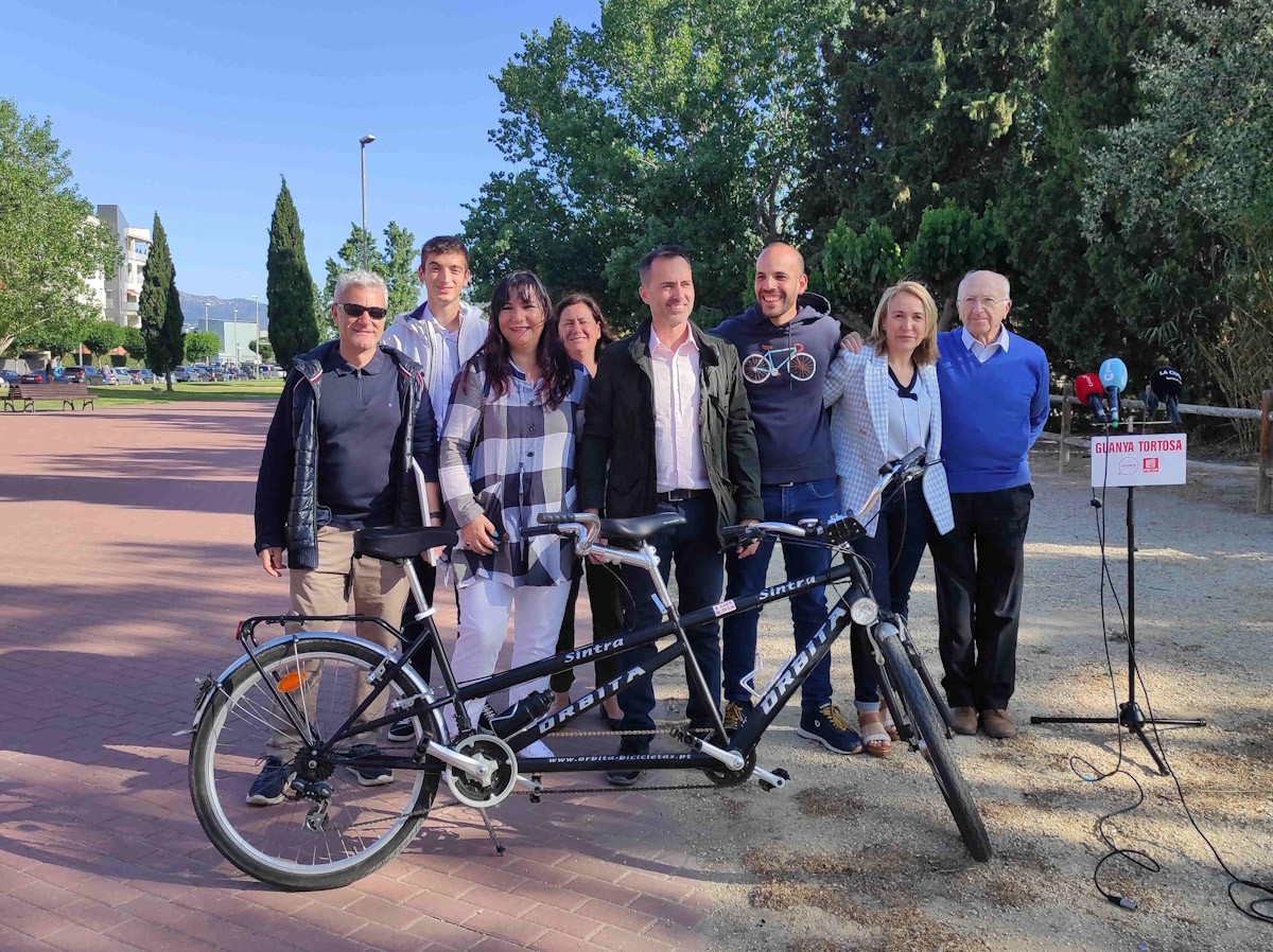 Avui la coalició ha parlat de millorar i augmentar la connexió de la xarxa de carrils bici i de recuperar el camí de sirga entre Ferreries i Jesús