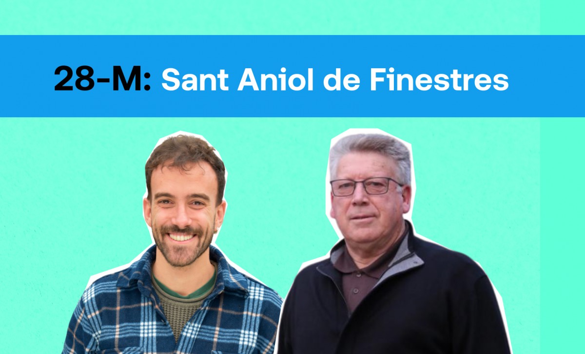 Francesc Oliveras i Oriol Gibert són els dos candidats del municipi