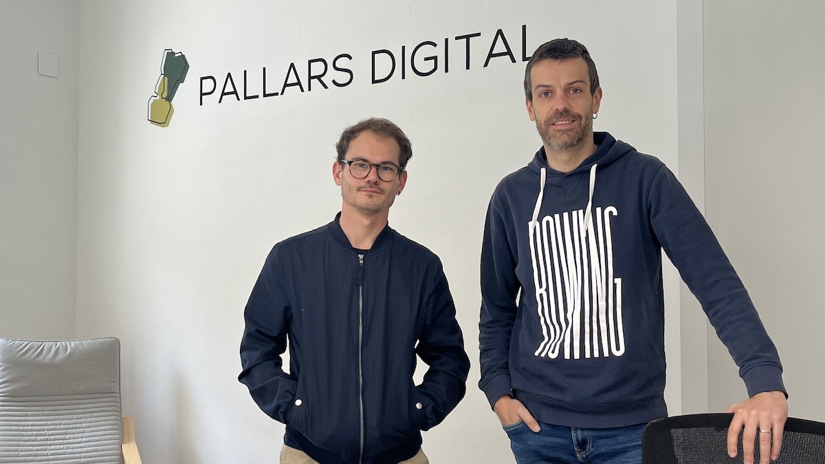 Tomàs Garcia i Jordi Ubach, aquest divendres, a la redacció de Pallars Digital