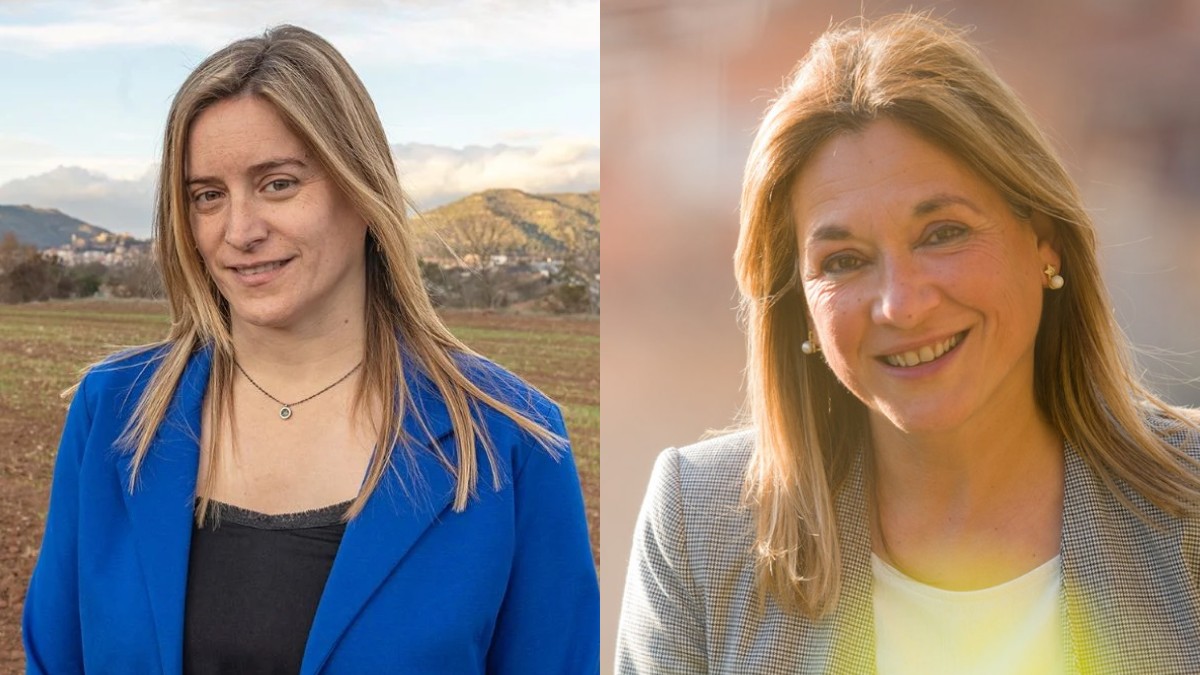Elisabet Teixidor i Eva Serra, candidates a l'alcaldia de Puig-reig