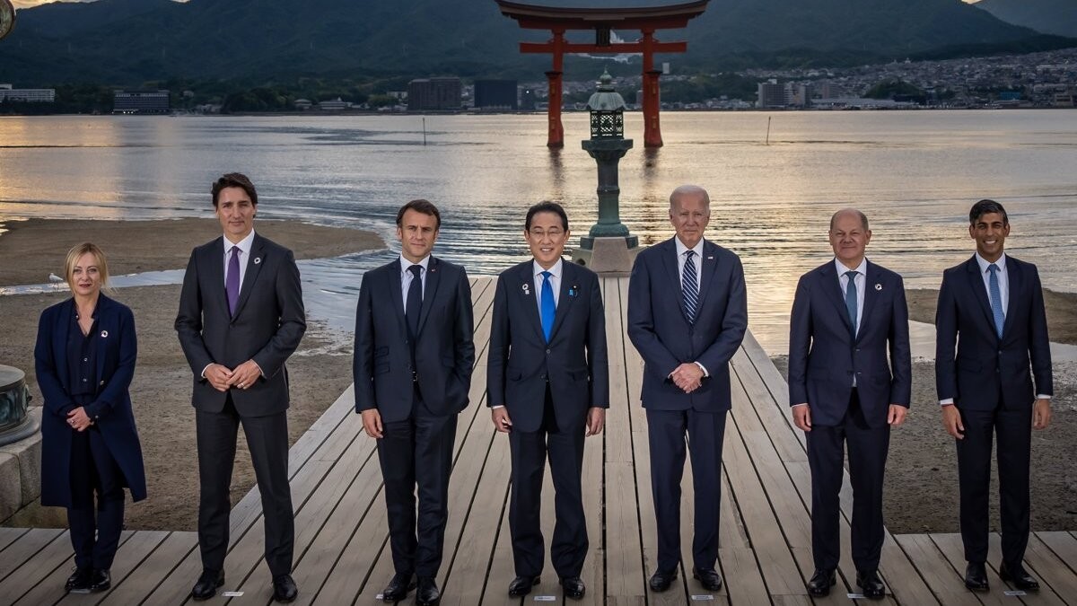 Els líders del G7, en la cimera celebrada a Hiroshima