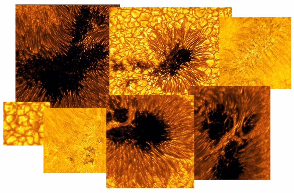 Les imatges de les taques solars captades pel telescopi Inouye
