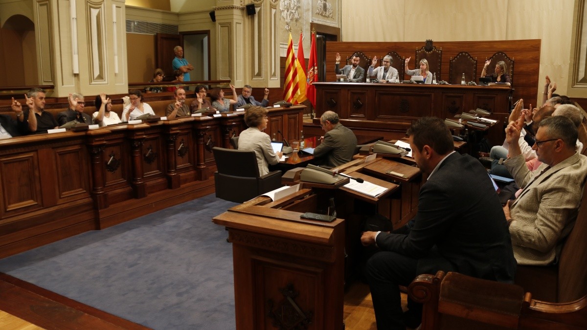 Imatge d'arxiu d'un plenari de la Diputació de Tarragona.