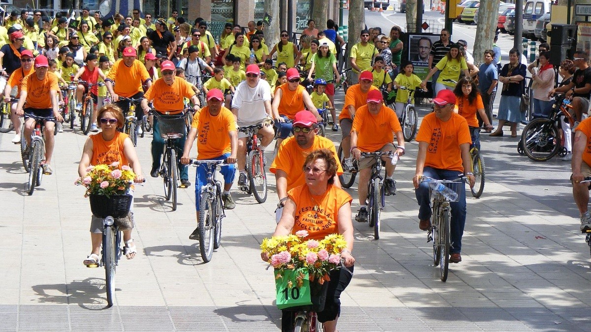 Imatge d'arxiu de la Festa de la Bicicleta del Vendrell.