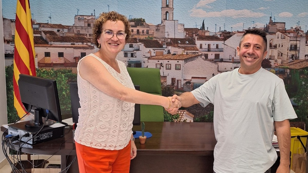 Agnès Ferré i Dani Caballero han arribat a un acord a la Bisbal.