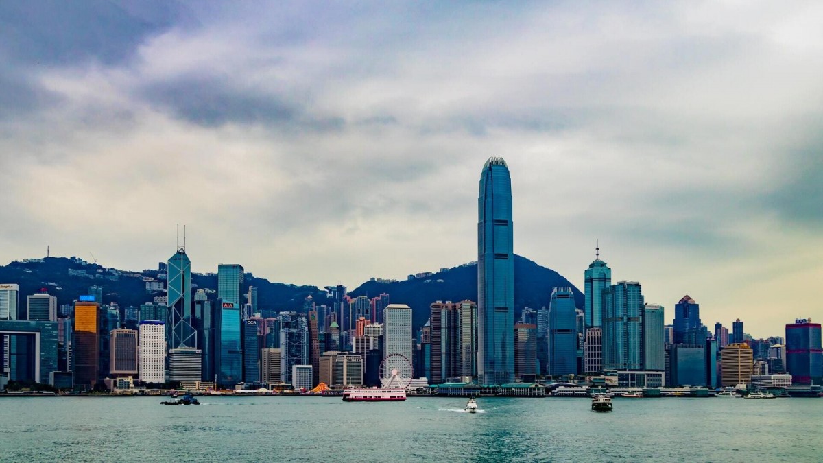 L'«skyline» de Hong Kong, en una imatge d'arxiu