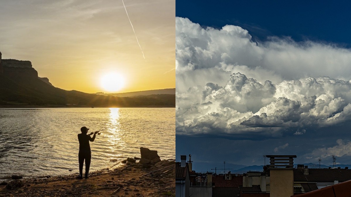 Sol i núvols a Catalunya