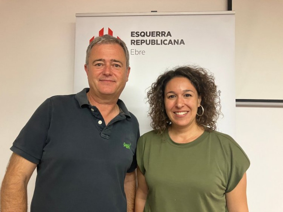 Norma Pujol i Jordi Gaseni, candidats enrencs d'ERC a les Corts Espanyoles 