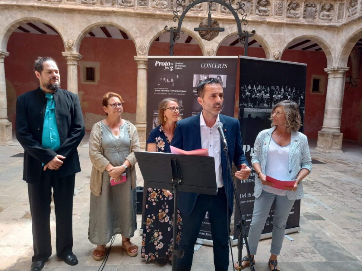 Presentació del Festival Proto-fest 2023 als Reials Col·legis de Tortosa 
