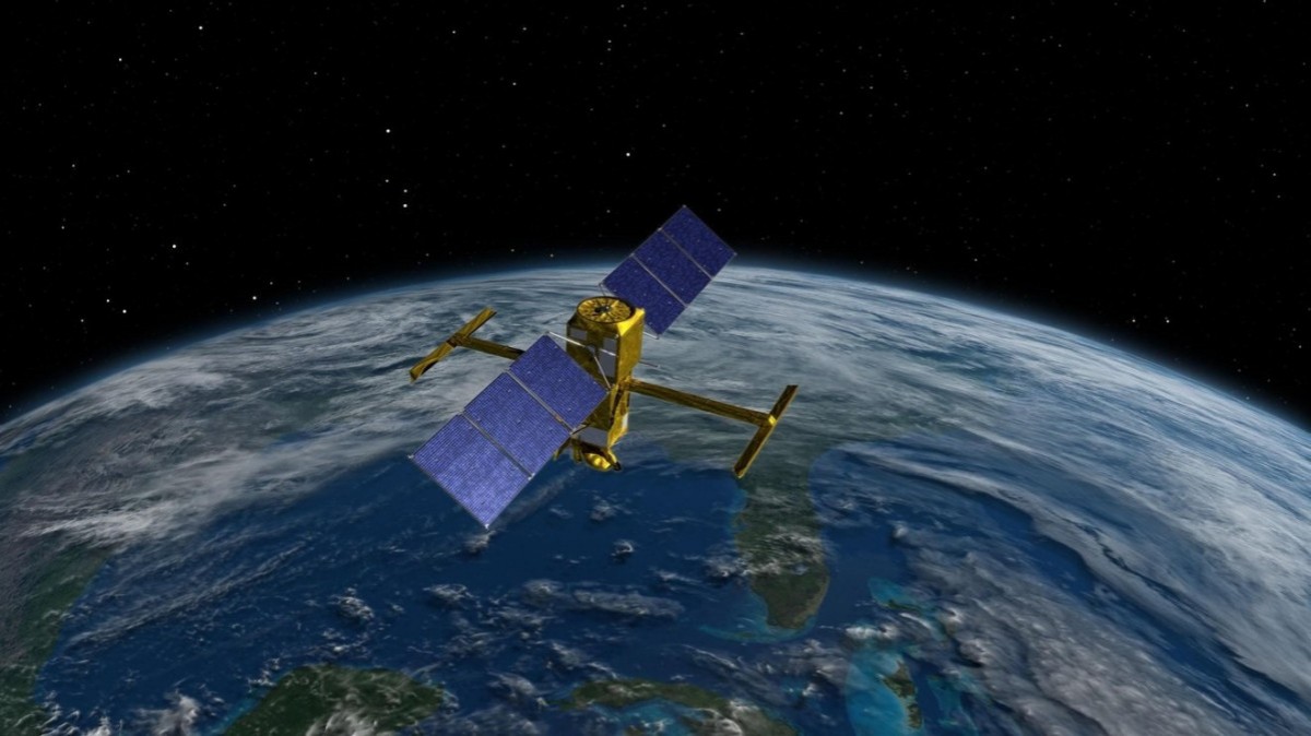 Imatge d'arxiu d'un satèl·lit sobre la Terra